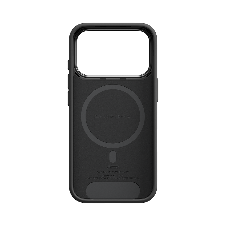 Pitaka Summa Case for iPhone 18 Pro Max Black Grey [2]