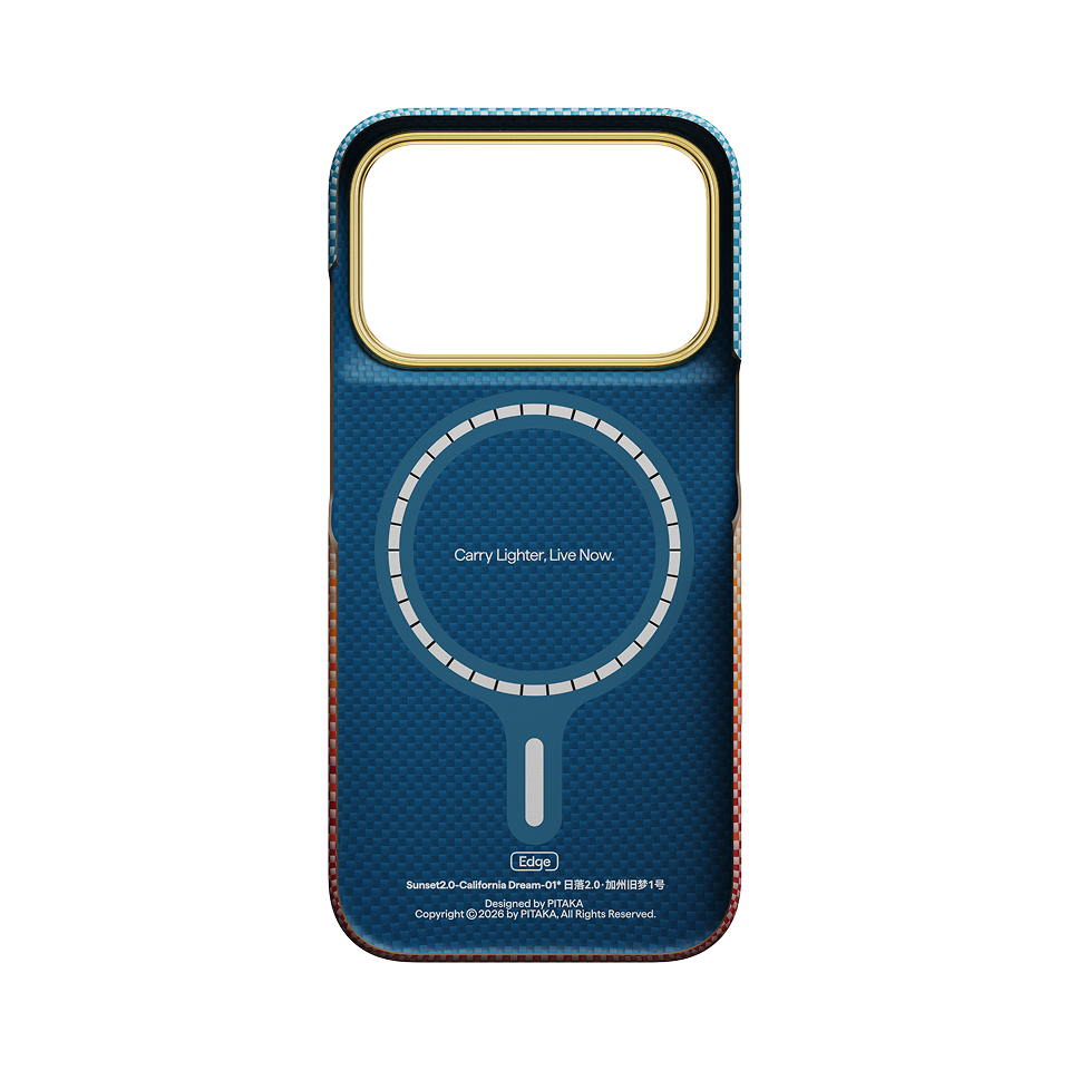 Pitaka Summa Case for iPhone 18 Pro Max Sunset 2.0 [4]
