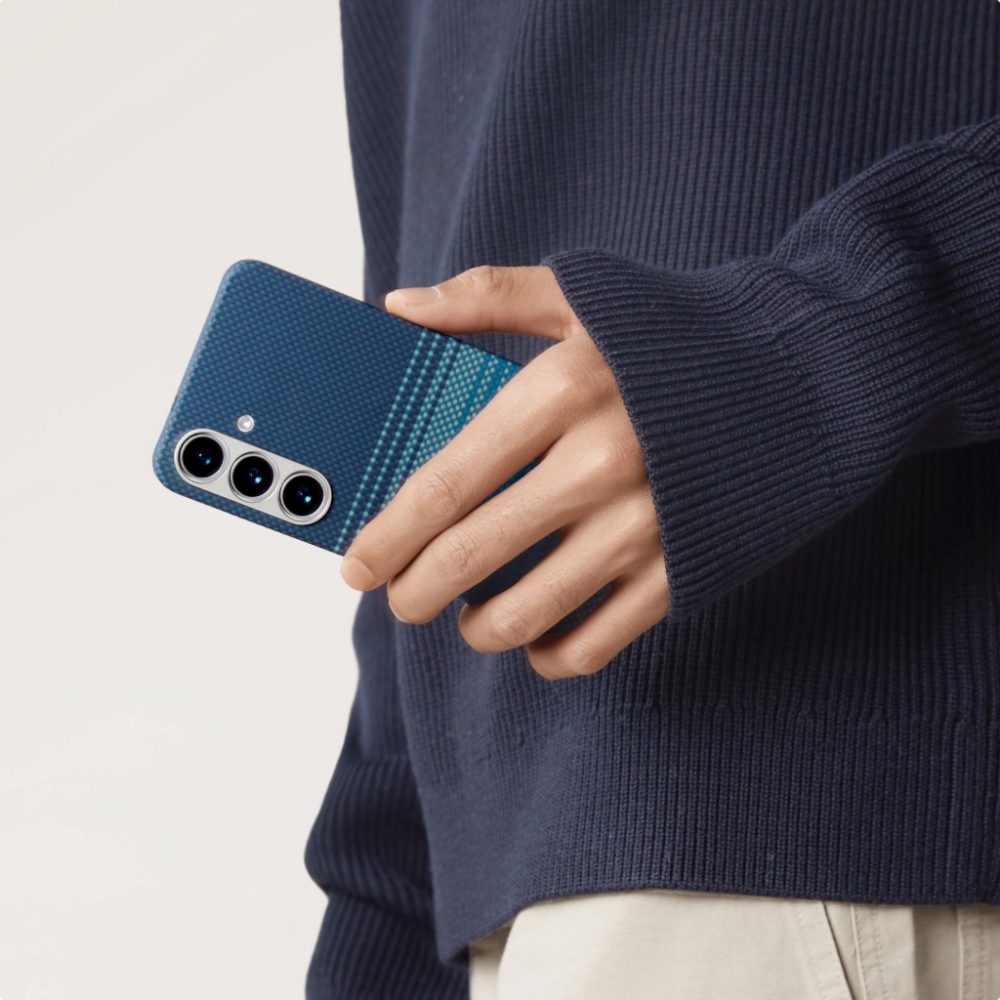 Чехол Pitaka Tactile Woven для Samsung S25 Moonrise [5]