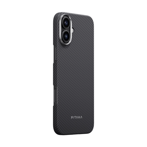 Husa Pitaka Ultra-Slim pentru iPhone 16 Plus Black/Grey  [1]
