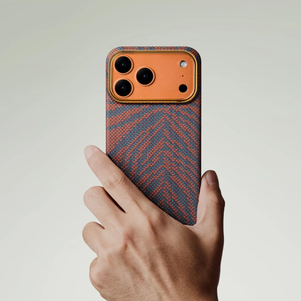 Pitaka Ultra-Slim Case for  iPhone 17 Pro Burning Orange [6]