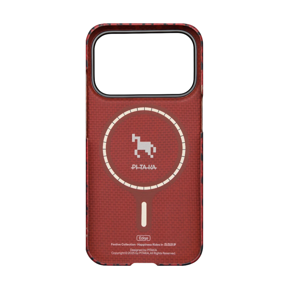 Pitaka Ultra-Slim Case for  iPhone 17 Pro Max Maroon [4]