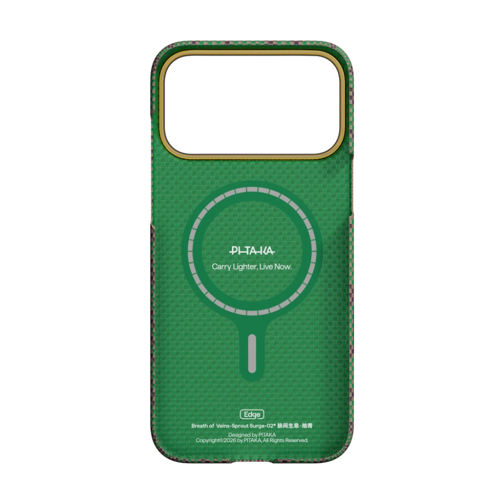 Pitaka Ultra-Slim Case for  iPhone 17 Pro Sprout Surge [4]