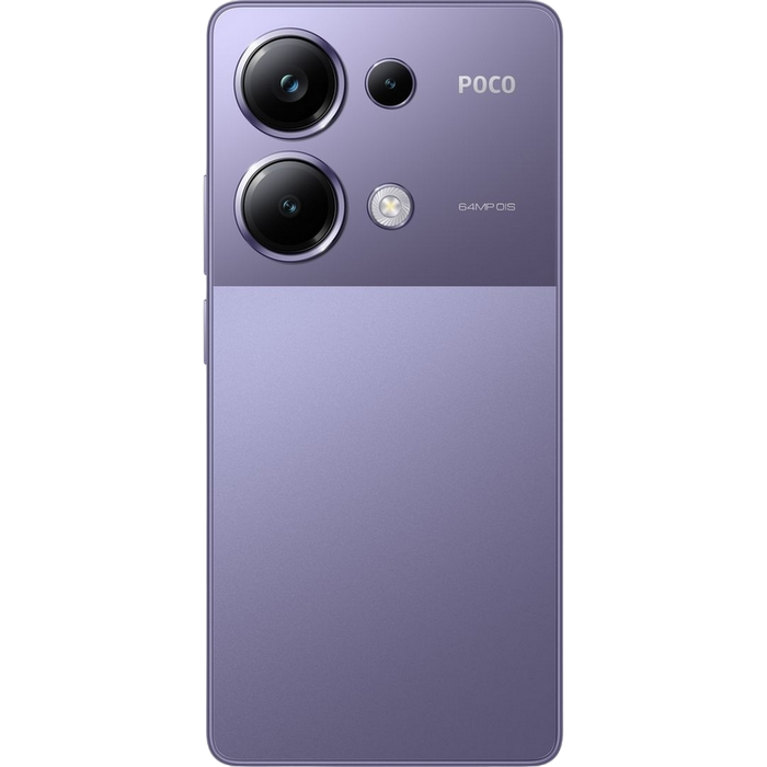Telefon Poco M6 Pro 8/256GB EU Purple Diagonala ecranului: 6,67 ", Rezolutia ecranului: 2400x1080, Max. Rezoluția camerei: 64 MP, Cameră frontală: 16 MP, Capacitate acumulator: 5000 mAh, Chipset: Mediatek Helio G99 Ultra, Platformă software: Android, Grad de protecție: IP54, [7]