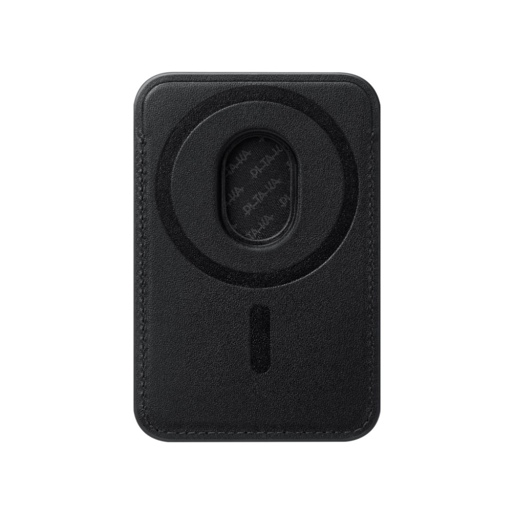 Portofel carduri Pitaka Magnetic Woven Card Wallet Black/Grey [3]