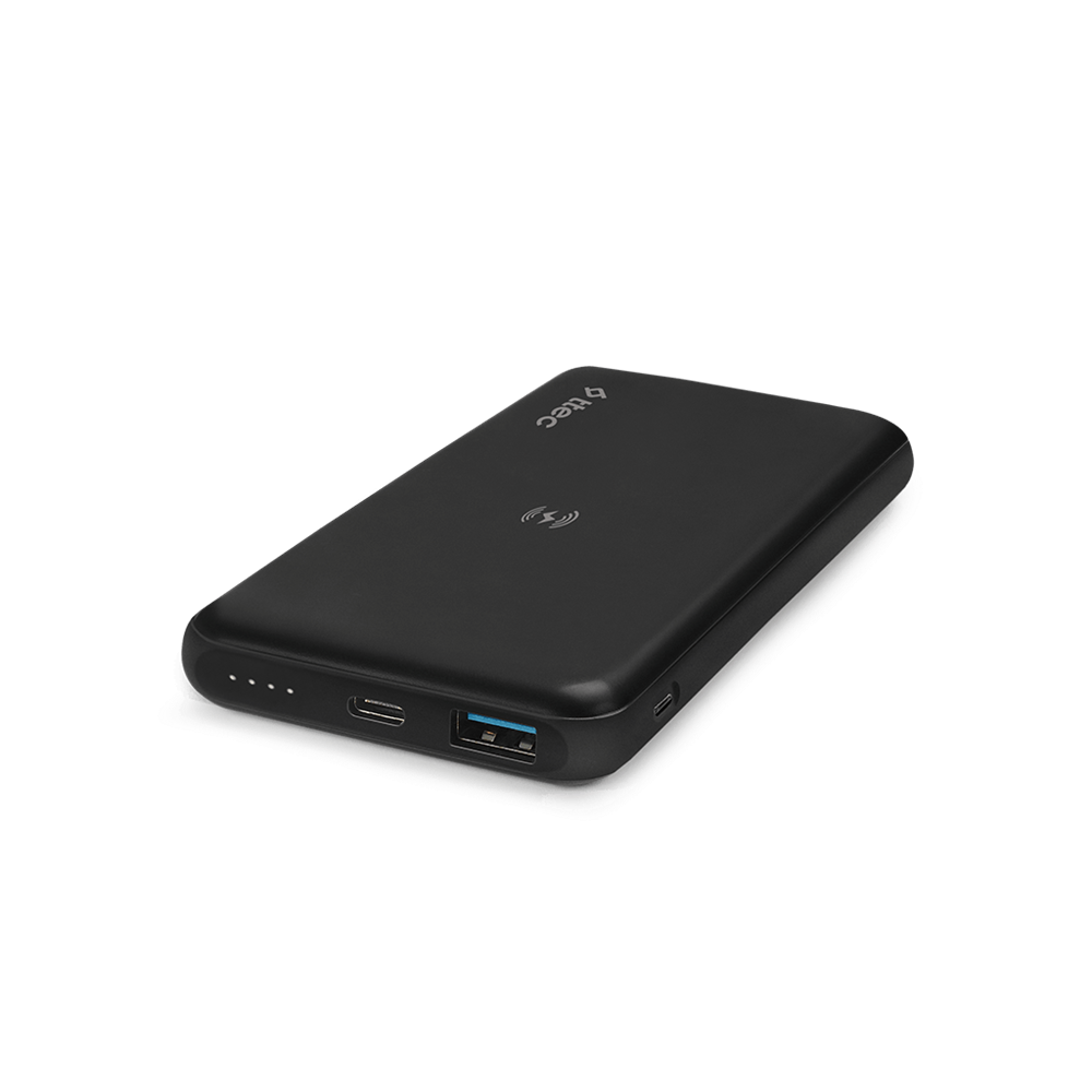 ttec Powerbank 10.000mAh Slim Pro W Wireless, Black [2]