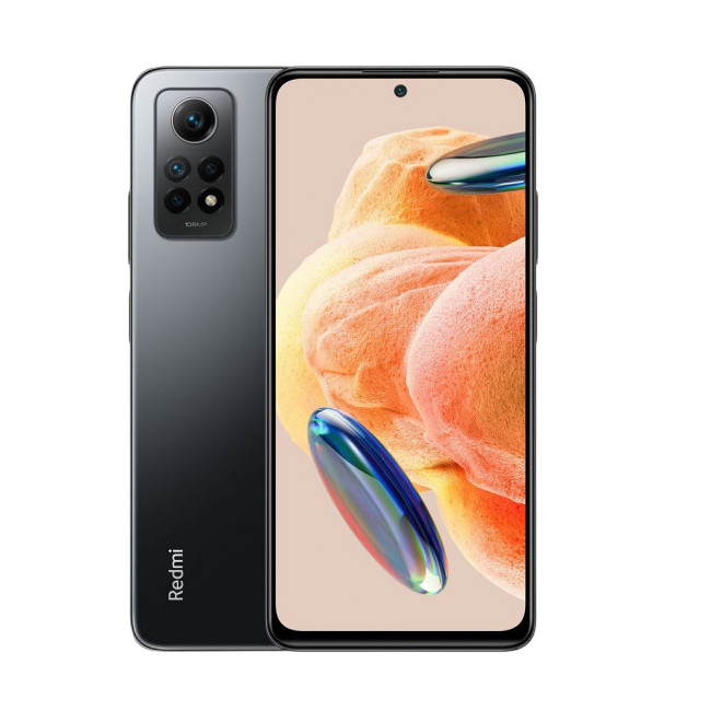 Telefon Redmi Note 12 Pro 4G 8/256GB EU Graphite Gray Diagonala ecranului: 6,67 ", Rezolutia ecranului: 2400x1080, Max. Rezoluția camerei: 108 MP, Cameră frontală: 16 MP, Capacitate acumulator: 5000 mAh, Chipset: Qualcomm SM7150 Snapdragon 732G, Platformă software: Android, [12]