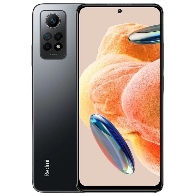 Telefon Redmi Note 12 Pro 4G 8/256GB EU Graphite Gray Diagonala ecranului: 6,67 ", Rezolutia ecranului: 2400x1080, Max. Rezoluția camerei: 108 MP, Cameră frontală: 16 MP, Capacitate acumulator: 5000 mAh, Chipset: Qualcomm SM7150 Snapdragon 732G, Platformă software: Android, [10]