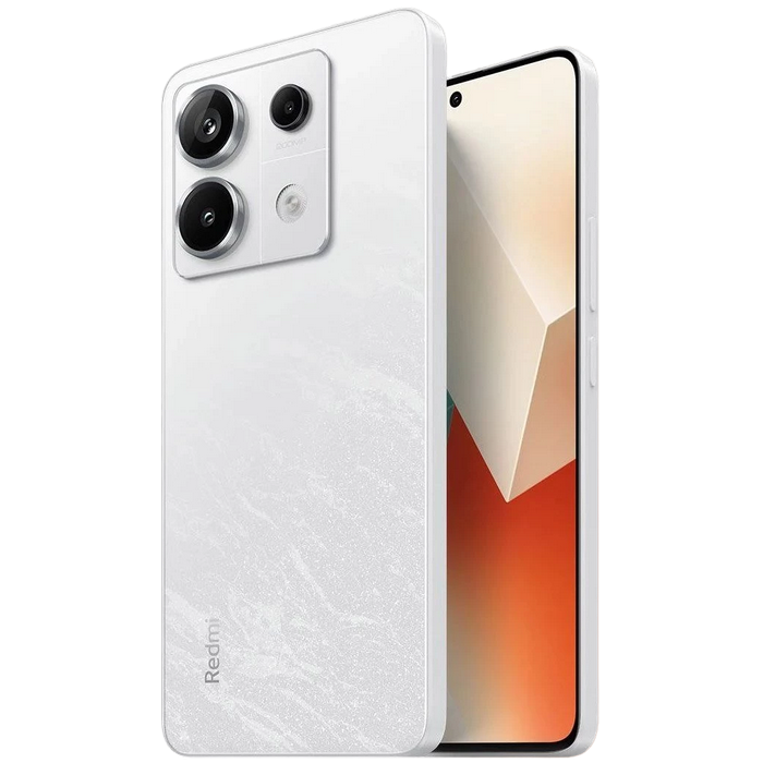 Telefon Redmi Note 13 5G 8/256GB EU Arctic White Diagonala ecranului: 6,67 ", Rezolutia ecranului: 2400x1080, Max. Rezoluția camerei: 108 MP, Cameră frontală: 16 MP, Capacitate acumulator: 5000 mAh, Chipset: Mediatek Dimensity 6080, Platformă software: Android, Grad de protecție: IP54, [7]