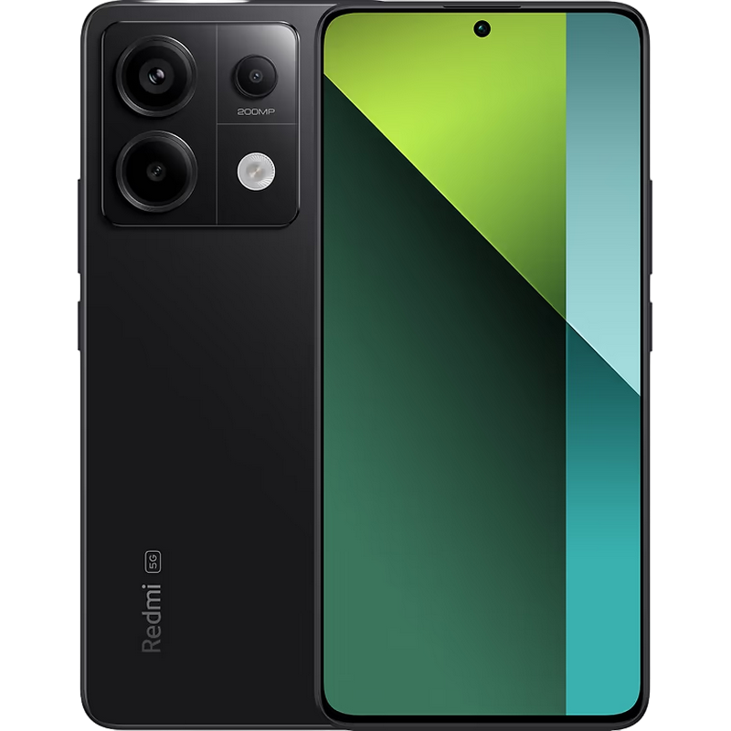 Telefon Redmi Note 13 5G 8/256GB EU Graphite Black Diagonala ecranului: 6,67 ", Rezolutia ecranului: 2400x1080, Max. Rezoluția camerei: 108 MP, Cameră frontală: 16 MP, Capacitate acumulator: 5000 mAh, Chipset: Mediatek Dimensity 6080, Platformă software: Android, Grad de protecție: IP54, [17]