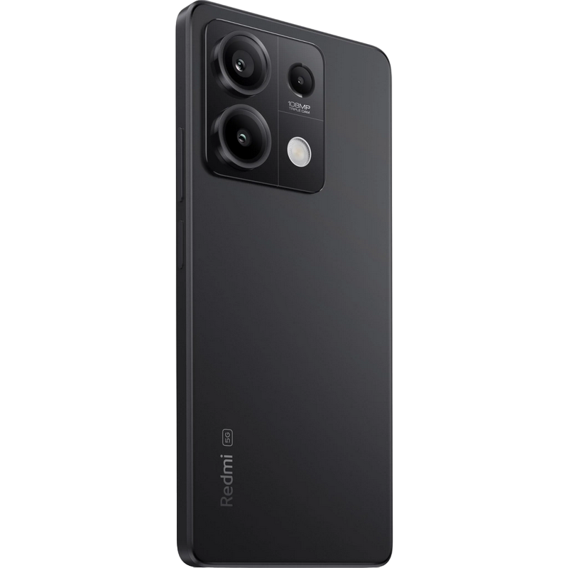 Telefon Redmi Note 13 5G 8/256GB EU Graphite Black Diagonala ecranului: 6,67 ", Rezolutia ecranului: 2400x1080, Max. Rezoluția camerei: 108 MP, Cameră frontală: 16 MP, Capacitate acumulator: 5000 mAh, Chipset: Mediatek Dimensity 6080, Platformă software: Android, Grad de protecție: IP54, [5]