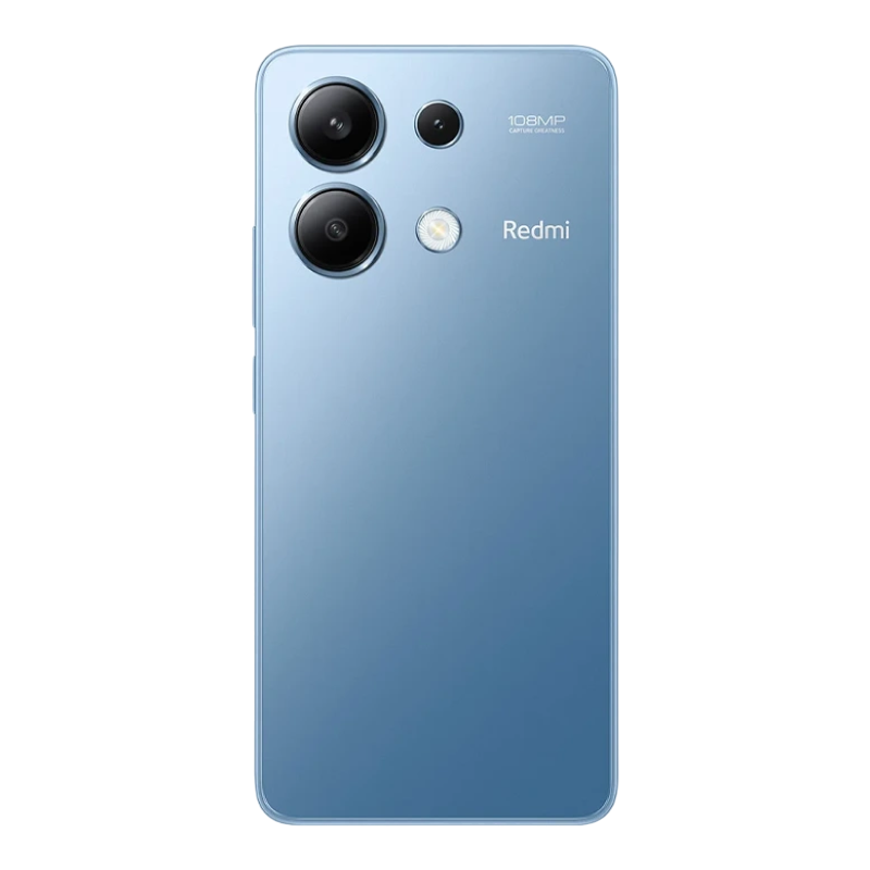 Telefon Redmi Note 13 8/256GB EU Ice Blue Diagonala ecranului: 6,67 ", Rezolutia ecranului: 2400x1080, Max. Rezoluția camerei: 108 MP, Cameră frontală: 16 MP, Capacitate acumulator: 5000 mAh, Chipset: Qualcomm SM6225 Snapdragon 685, Platformă software: Android, Grad de protecție: IP54, [8]