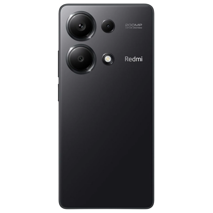 Telefon Redmi Note 13 Pro 12/512GB EU Midnight Black Diagonala ecranului: 6,67 ", Rezolutia ecranului: 2400x1080, Max. Rezoluția camerei: 200 MP, Cameră frontală: 16 MP, Capacitate acumulator: 5000 mAh, Chipset: Mediatek Helio G99 Ultra, Platformă software: Android, Grad de protecție: IP54, [4]