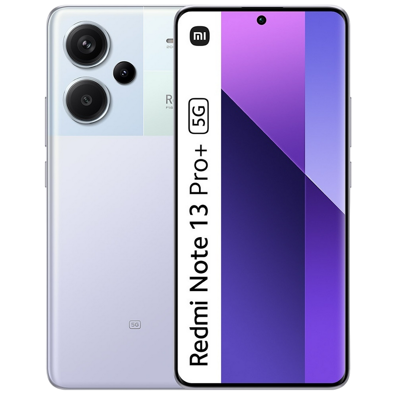 Telefon Redmi Note 13 Pro+ 5G 12/512GB EU Aurora Purple Diagonala ecranului: 6,67 ", Rezolutia ecranului: 2712x1220, Max. Rezoluția camerei: 200 MP, Cameră frontală: 16 MP, Capacitate acumulator: 5000 mAh, Chipset: Mediatek Dimensity 7200 Ultra, Platformă software: Android, Grad de protecție: IP68 rezistent la praf/apă, [13]
