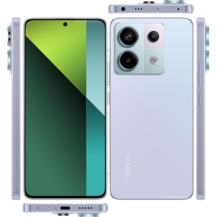Telefon Redmi Note 13 Pro 5G 12/512GB EU Aurora Purple Diagonala ecranului: 6,67 ", Rezolutia ecranului: 2712x1220, Max. Rezoluția camerei: 200 MP, Cameră frontală: 16 MP, Capacitate acumulator: 5100 mAh, Chipset: Qualcomm SM7435-AB Snapdragon 7s Gen 2, Platformă software: Android, Grad de protecție: IP54, [8]