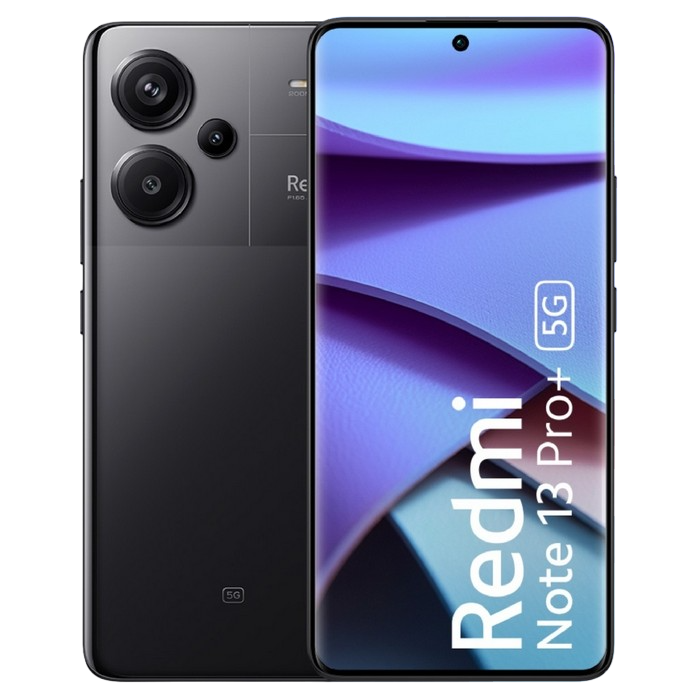 Telefon Redmi Note 13 Pro+ 5G 12/512GB EU Midnigt Black Diagonala ecranului: 6,67 ", Rezolutia ecranului: 2712x1220, Max. Rezoluția camerei: 200 MP, Cameră frontală: 16 MP, Capacitate acumulator: 5000 mAh, Chipset: Mediatek Dimensity 7200 Ultra, Platformă software: Android, Grad de protecție: IP68 rezistent la praf/apă, [15]