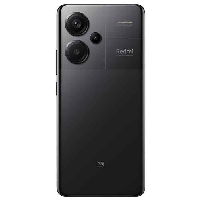 Telefon Redmi Note 13 Pro+ 5G 12/512GB EU Midnigt Black Diagonala ecranului: 6,67 ", Rezolutia ecranului: 2712x1220, Max. Rezoluția camerei: 200 MP, Cameră frontală: 16 MP, Capacitate acumulator: 5000 mAh, Chipset: Mediatek Dimensity 7200 Ultra, Platformă software: Android, Grad de protecție: IP68 rezistent la praf/apă, [9]