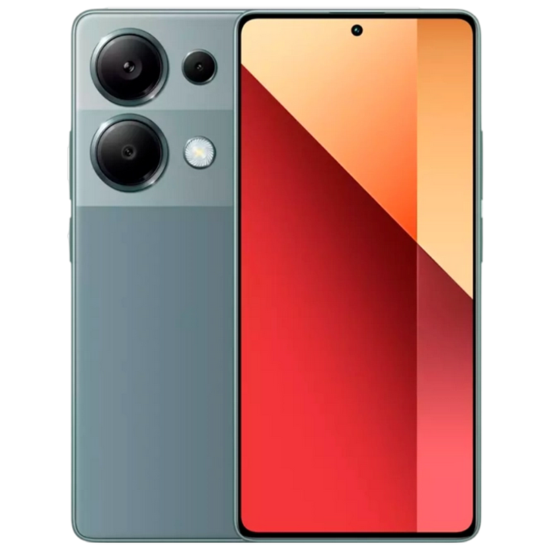 Telefon Redmi Note 13 Pro 8/256GB EU Forest Green Diagonala ecranului: 6,67 ", Rezolutia ecranului: 2400x1080, Max. Rezoluția camerei: 200 MP, Cameră frontală: 16 MP, Capacitate acumulator: 5000 mAh, Chipset: Mediatek Helio G99 Ultra, Platformă software: Android, Grad de protecție: IP54, [9]