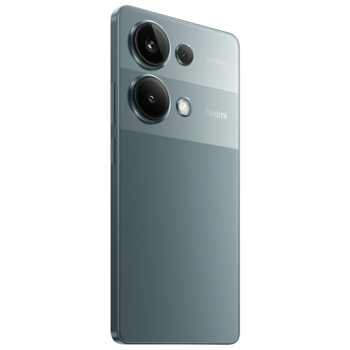 Telefon Redmi Note 13 Pro 8/256GB EU Forest Green Diagonala ecranului: 6,67 ", Rezolutia ecranului: 2400x1080, Max. Rezoluția camerei: 200 MP, Cameră frontală: 16 MP, Capacitate acumulator: 5000 mAh, Chipset: Mediatek Helio G99 Ultra, Platformă software: Android, Grad de protecție: IP54, [5]