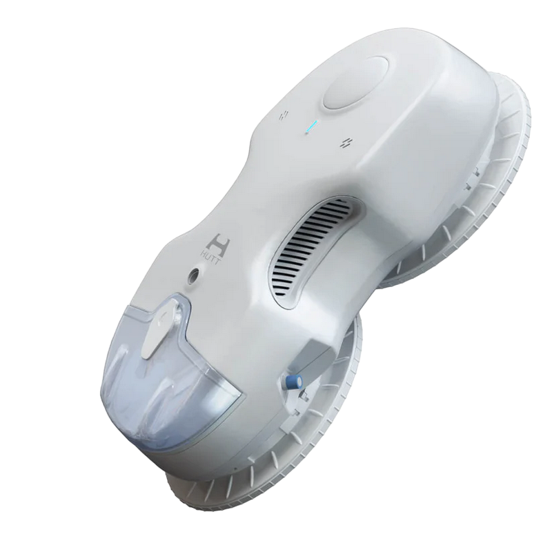 Robot de spalat geamuri HUTT C65 White Consum energie: 90 W, Volumul rezervorului de apă: 80 ml, Puterea de aspirare : 3,8 kPa, Sursă de alimentare: Rețea, Baterie, Capacitate acumulator: 650 mAh, [2]