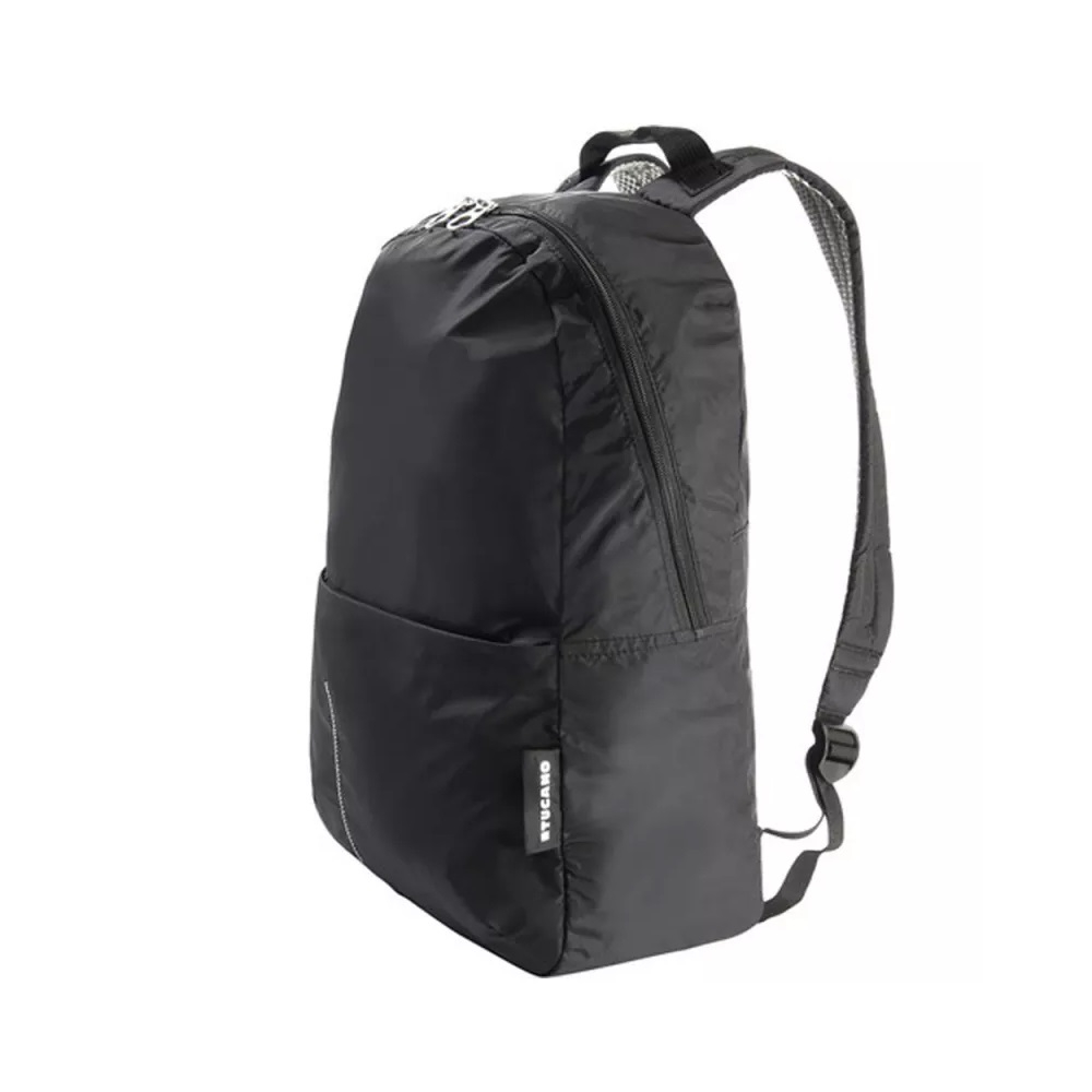 Чёрный рюкзак Tucano Travel Backpack Packable Compatto Mendini [2]