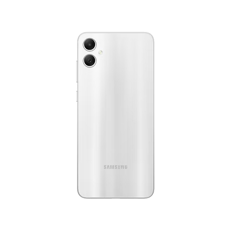 Telefon Samsung Galaxy A05 4/128Gb Silver Diagonala ecranului: 6,7 ", Rezolutia ecranului: 1600 x 720, Max. Rezoluția camerei: 50 MP, Cameră frontală: 8 MP, Capacitate acumulator: 5000 mAh, Chipset: Mediatek MT6769V/CZ Helio G85, Platformă software: Android, [8]