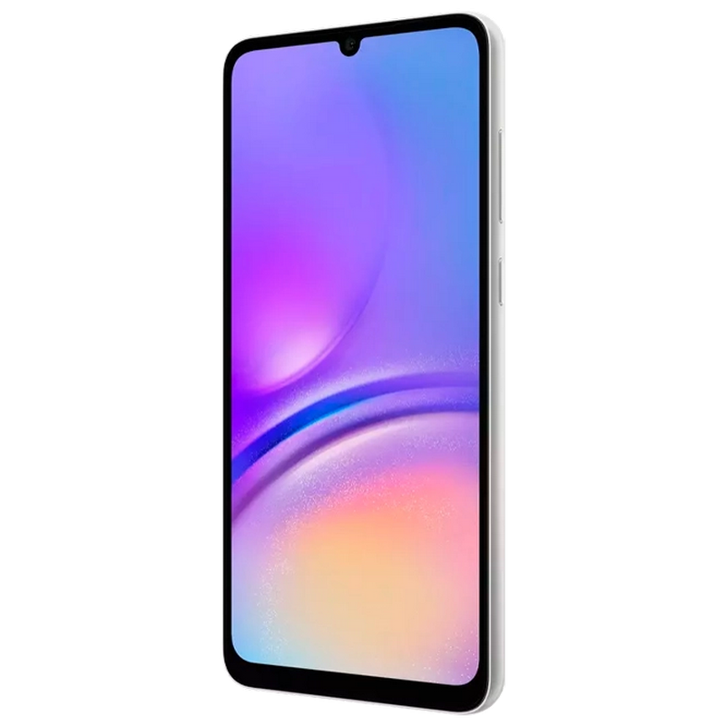 Telefon Samsung Galaxy A05 4/128Gb Silver Diagonala ecranului: 6,7 ", Rezolutia ecranului: 1600 x 720, Max. Rezoluția camerei: 50 MP, Cameră frontală: 8 MP, Capacitate acumulator: 5000 mAh, Chipset: Mediatek MT6769V/CZ Helio G85, Platformă software: Android, [14]