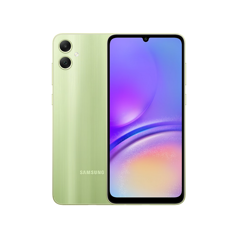 Telefon Samsung Galaxy A05 4/64Gb Light Green Diagonala ecranului: 6,7 ", Rezolutia ecranului: 1600 x 720, Max. Rezoluția camerei: 50 MP, Cameră frontală: 8 MP, Capacitate acumulator: 5000 mAh, Chipset: Mediatek MT6769V/CZ Helio G85, Platformă software: Android, [3]