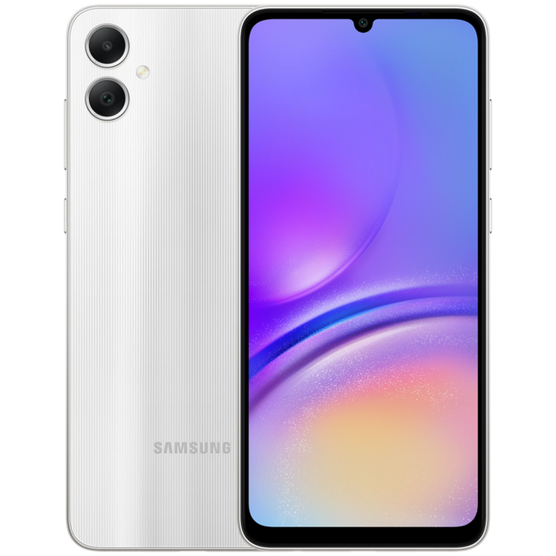 Телефон Samsung Galaxy A05 4/64Gb Silver Diagonala ecranului: 6,7 ", Rezolutia ecranului: 1600 x 720, Max. Rezoluția camerei: 50 MP, Cameră frontală: 8 MP, Capacitate acumulator: 5000 mAh, Chipset: Mediatek MT6769V/CZ Helio G85, Platformă software: Android, [1]