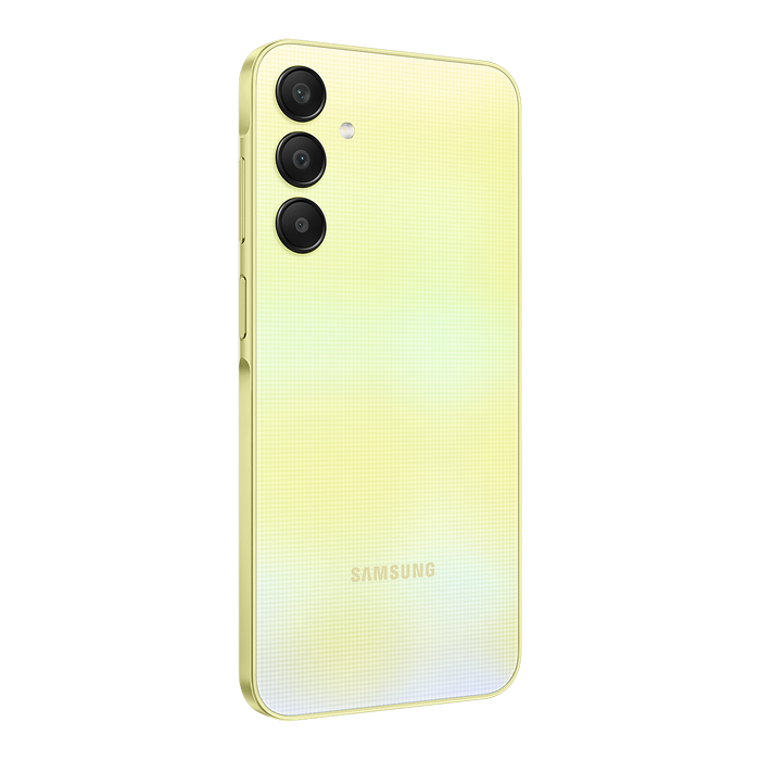 Telefon Samsung Galaxy A25 5G 6/128Gb Yellow Diagonala ecranului: 6,5 ", Rezolutia ecranului: 2340x1080, Max. Rezoluția camerei: 50 MP, Cameră frontală: 13 MP, Capacitate acumulator: 5000 mAh, Chipset: Exynos 1280, Platformă software: Android, [5]