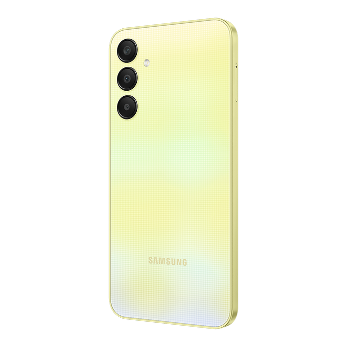 Telefon Samsung Galaxy A25 5G 6/128Gb Yellow Diagonala ecranului: 6,5 ", Rezolutia ecranului: 2340x1080, Max. Rezoluția camerei: 50 MP, Cameră frontală: 13 MP, Capacitate acumulator: 5000 mAh, Chipset: Exynos 1280, Platformă software: Android, [7]