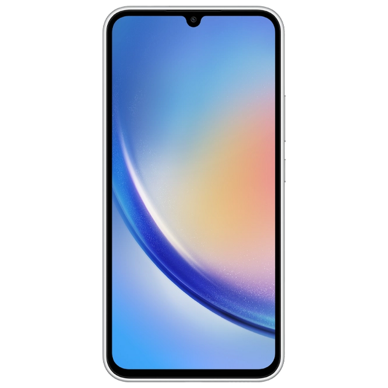 Telefon Samsung Galaxy A34 5G 8/256Gb Silver Diagonala ecranului: 6,6 ", Rezolutia ecranului: 2400x1080, Max. Rezoluția camerei: 48 MP, Cameră frontală: 13 MP, Capacitate acumulator: 5000 mAh, Chipset: MediaTek MT6877, Platformă software: Android, Grad de protecție: IP67 rezistent la praf/apă, [18]