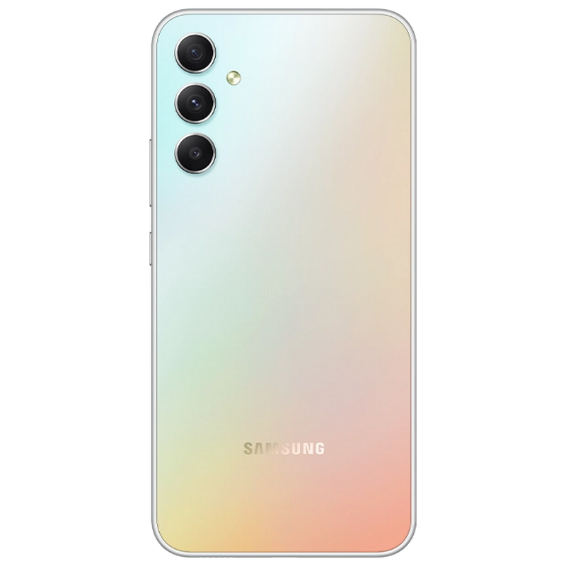 Telefon Samsung Galaxy A34 5G 8/256Gb Silver Diagonala ecranului: 6,6 ", Rezolutia ecranului: 2400x1080, Max. Rezoluția camerei: 48 MP, Cameră frontală: 13 MP, Capacitate acumulator: 5000 mAh, Chipset: MediaTek MT6877, Platformă software: Android, Grad de protecție: IP67 rezistent la praf/apă, [5]