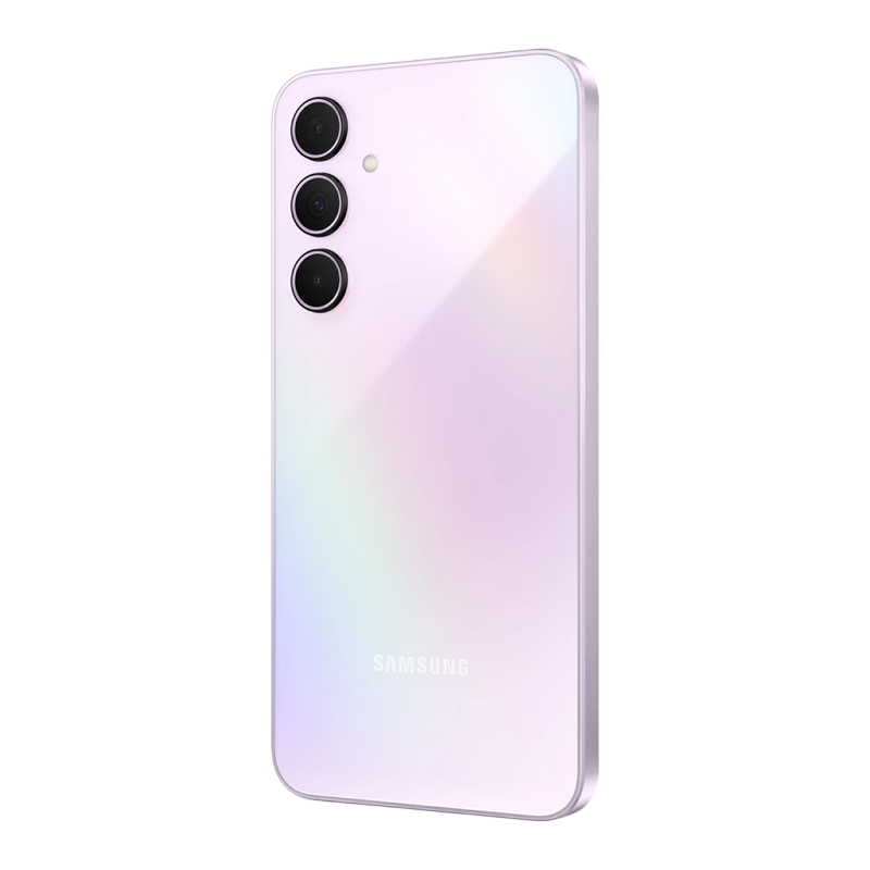 Telefon Samsung Galaxy A35 5G 6/128GB Light Violet Diagonala ecranului: 6,6 ", Rezolutia ecranului: 2340x1080, Max. Rezoluția camerei: 50 MP, Cameră frontală: 13 MP, Capacitate acumulator: 5000 mAh, Chipset: Exynos 1380, Platformă software: Android, Grad de protecție: IP67 rezistent la praf/apă, [8]