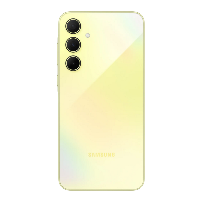 Telefon Samsung Galaxy A35 5G 6/128GB Yellow Diagonala ecranului: 6,6 ", Rezolutia ecranului: 2340x1080, Max. Rezoluția camerei: 50 MP, Cameră frontală: 13 MP, Capacitate acumulator: 5000 mAh, Chipset: Exynos 1380, Platformă software: Android, Grad de protecție: IP67 rezistent la praf/apă, [7]