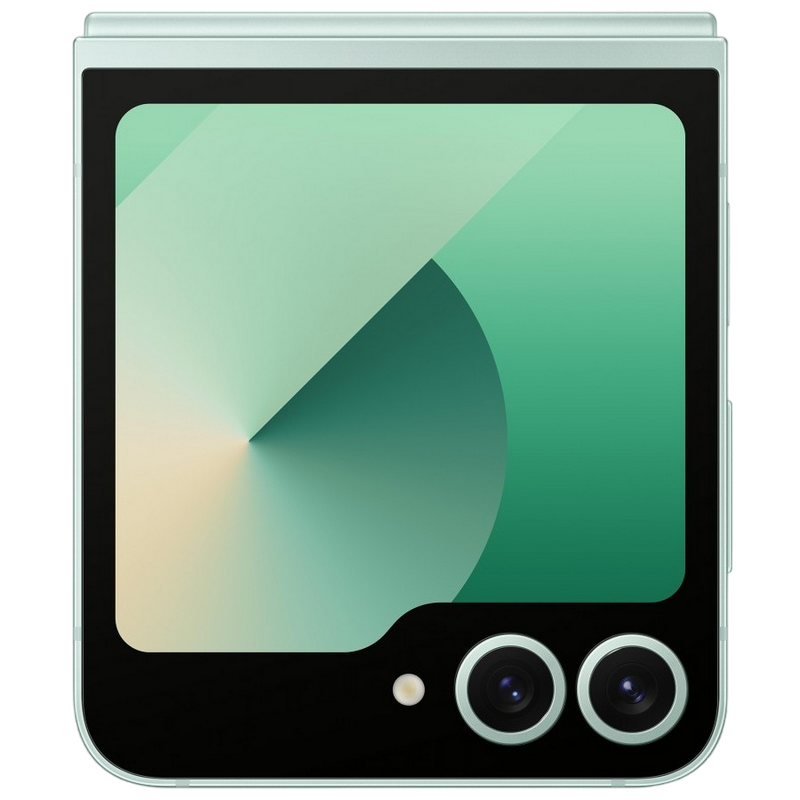 Telefon Samsung Galaxy Flip6 12/256Gb Mint Diagonala ecranului: 6,7 ", Rezolutia ecranului: 2640x1080, Max. Rezoluția camerei: 50 MP, Cameră frontală: 10 MP, Capacitate acumulator: 4000 mAh, Chipset: Qualcomm SM8650-AB Snapdragon 8 Gen 3, Platformă software: Android, Grad de protecție: IP48 rezistent la apă, [6]