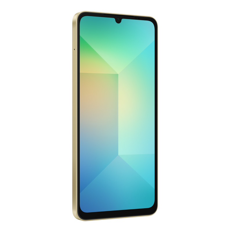 Telefon Samsung Galaxy A06 4/128Gb Gold Diagonala ecranului: 6,7 ", Rezolutia ecranului: 1600 x 720, Max. Rezoluția camerei: 50 MP, Cameră frontală: 8 MP, Capacitate acumulator: 5000 mAh, Chipset: Mediatek Helio G85, Platformă software: Android, [7]