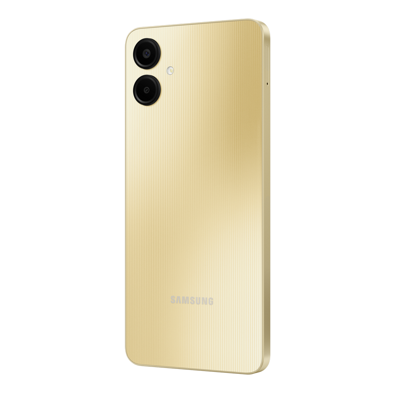 Telefon Samsung Galaxy A06 4/128Gb Gold Diagonala ecranului: 6,7 ", Rezolutia ecranului: 1600 x 720, Max. Rezoluția camerei: 50 MP, Cameră frontală: 8 MP, Capacitate acumulator: 5000 mAh, Chipset: Mediatek Helio G85, Platformă software: Android, [5]
