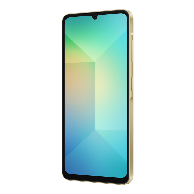 Telefon Samsung Galaxy A06 4/128Gb Gold Diagonala ecranului: 6,7 ", Rezolutia ecranului: 1600 x 720, Max. Rezoluția camerei: 50 MP, Cameră frontală: 8 MP, Capacitate acumulator: 5000 mAh, Chipset: Mediatek Helio G85, Platformă software: Android, [2]