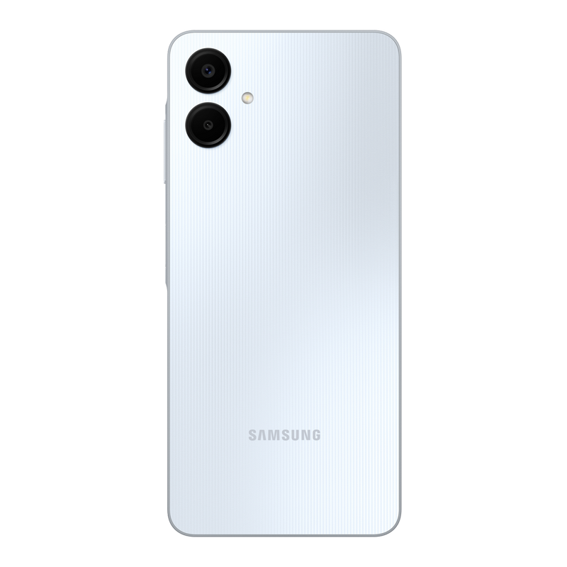 Телефон Samsung Galaxy A06 4/128Гб Light Blue Диагональ экрана: 6,7 ", Разрешение экрана: 1600 x 720, Макс. разрешение камеры: 50 MP, Фронтальная камера: 8 MP, Ёмкость аккумулятора: 5000 mAh, Чипсет: Mediatek Helio G85, Программная платформа: Android, [6]