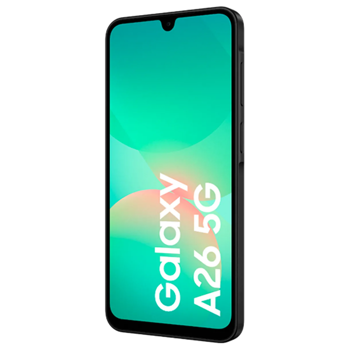 Telefon Samsung Galaxy A26 5G 8/256Gb Black Diagonala ecranului: 6,7 ", Rezolutia ecranului: 2340x1080, Max. Rezoluția camerei: 50 MP, Cameră frontală: 13 MP, Capacitate acumulator: 5000 mAh, Chipset: Exynos 1380, Platformă software: Android, Grad de protecție: IP67 rezistent la praf/apă, [3]
