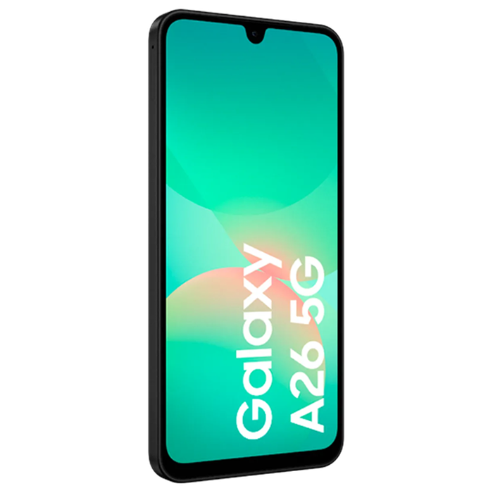 Telefon Samsung Galaxy A26 5G 8/256Gb Black Diagonala ecranului: 6,7 ", Rezolutia ecranului: 2340x1080, Max. Rezoluția camerei: 50 MP, Cameră frontală: 13 MP, Capacitate acumulator: 5000 mAh, Chipset: Exynos 1380, Platformă software: Android, Grad de protecție: IP67 rezistent la praf/apă, [4]