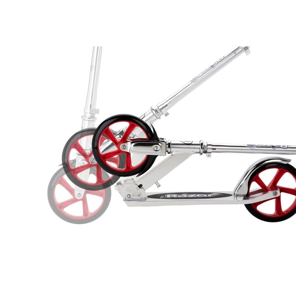 Роликовый самокат Razor A5 Lux, серебристо-красный [2]