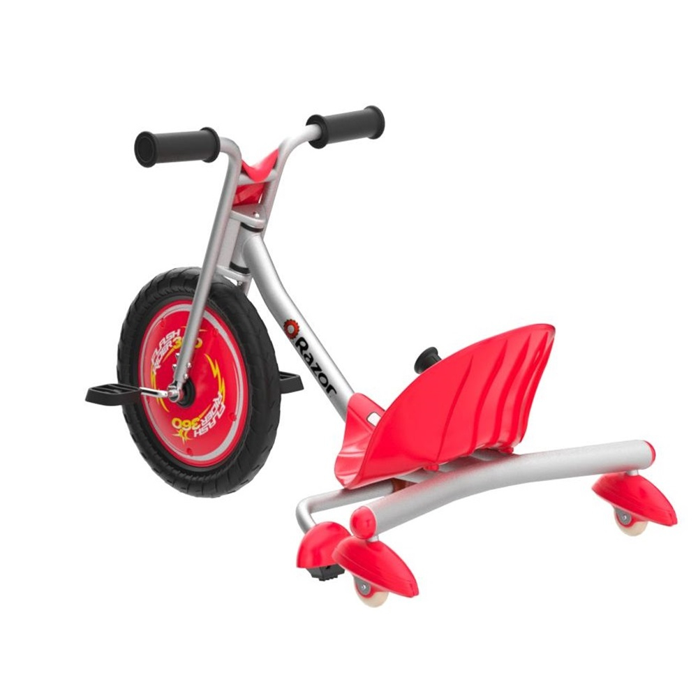 Детский трехколесный велосипед Razor Ride-On FlashRider 360, красный 23L Intl [3]
