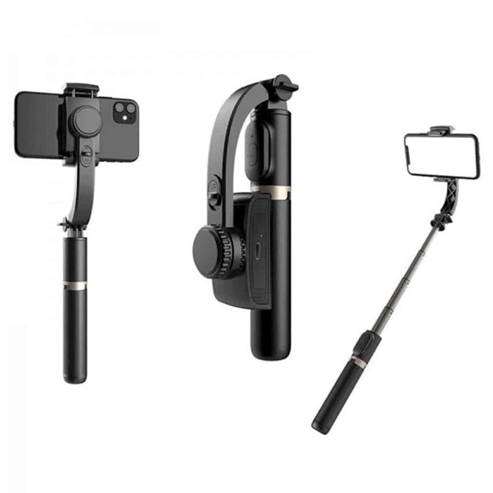 Yesido Bluetooth Selfie Stick, Tripod Foldable Stabilizer (SF14), Black [2]