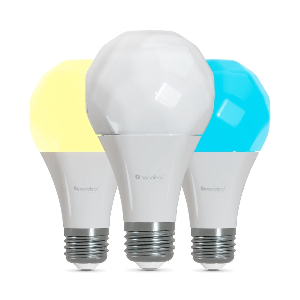 Nanoleaf Essentials Smart A19 Bulb, E27 3 Pack [2]