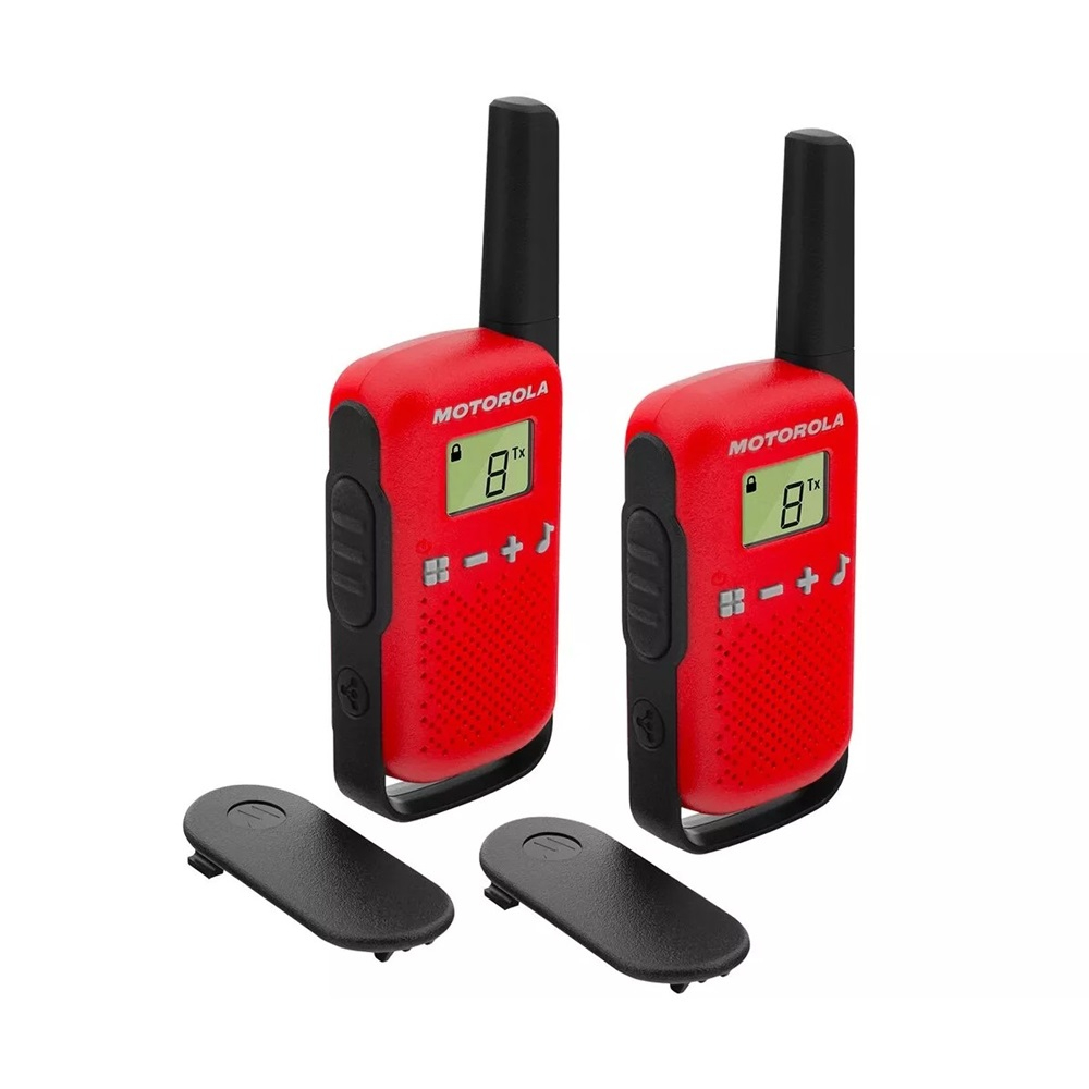 Motorola Рация TalkAbout T42, Twin, 16 каналов, 4 км, красный [2]