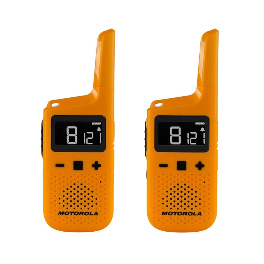 Motorola Walkie-Talkie TalkAbout T72, Twin, IP54, 16 Channels, 8km, Yellow [1]
