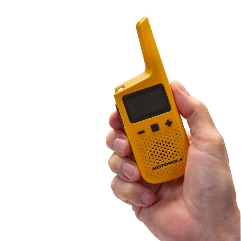 Motorola Walkie-Talkie TalkAbout T72, Twin, IP54, 16 Channels, 8km, Yellow [3]