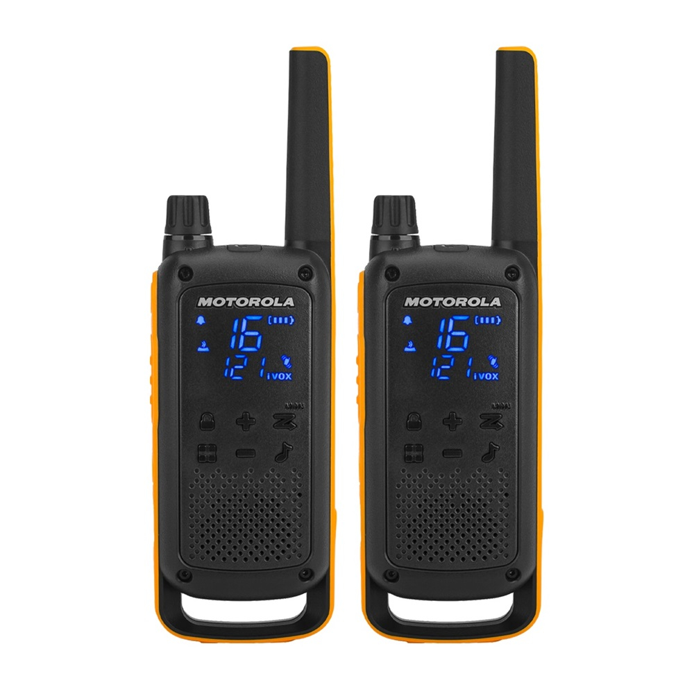 Motorola Walkie-Talkie TalkAbout T82 Extreme Rsm, Twin, IPx2, 16 Channels, 10km, Black [1]